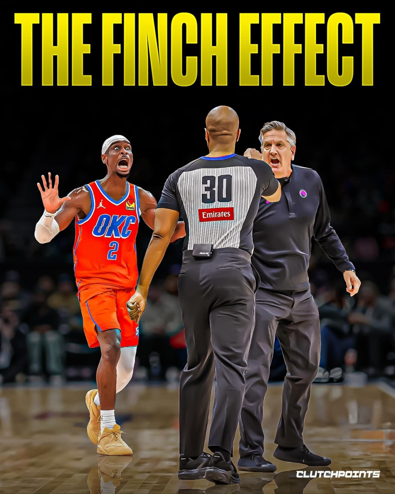 美媒：在森林狼主教练芬奇对阵雷霆的比赛里怒喷裁判之前，雷霆的战绩是25胜2负。在