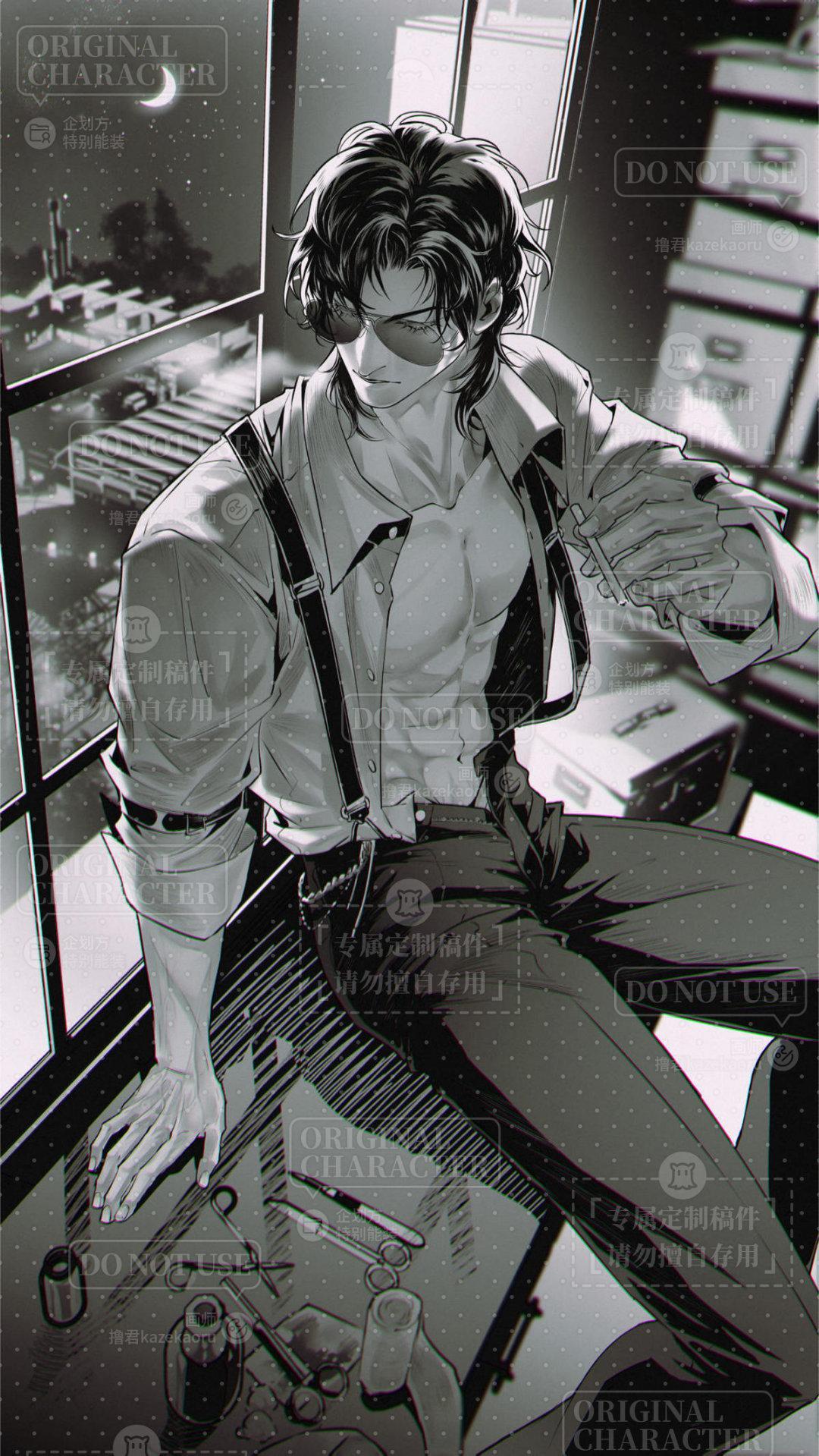 dm｜黑瞎子是废稿 和之前稿子画雷同了 感谢金主咪不嫌弃黑瞎子