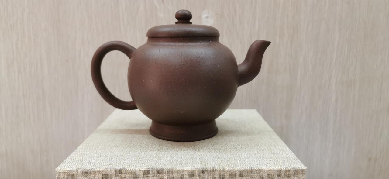 早期中国宜兴精品紫砂茶壶（独孔、约238cc）紫砂艺术 器物之美 紫砂壶 茶生活