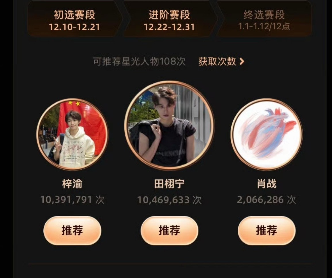 梓渝田栩宁  围观神仙打架  这人气太🐮比了 