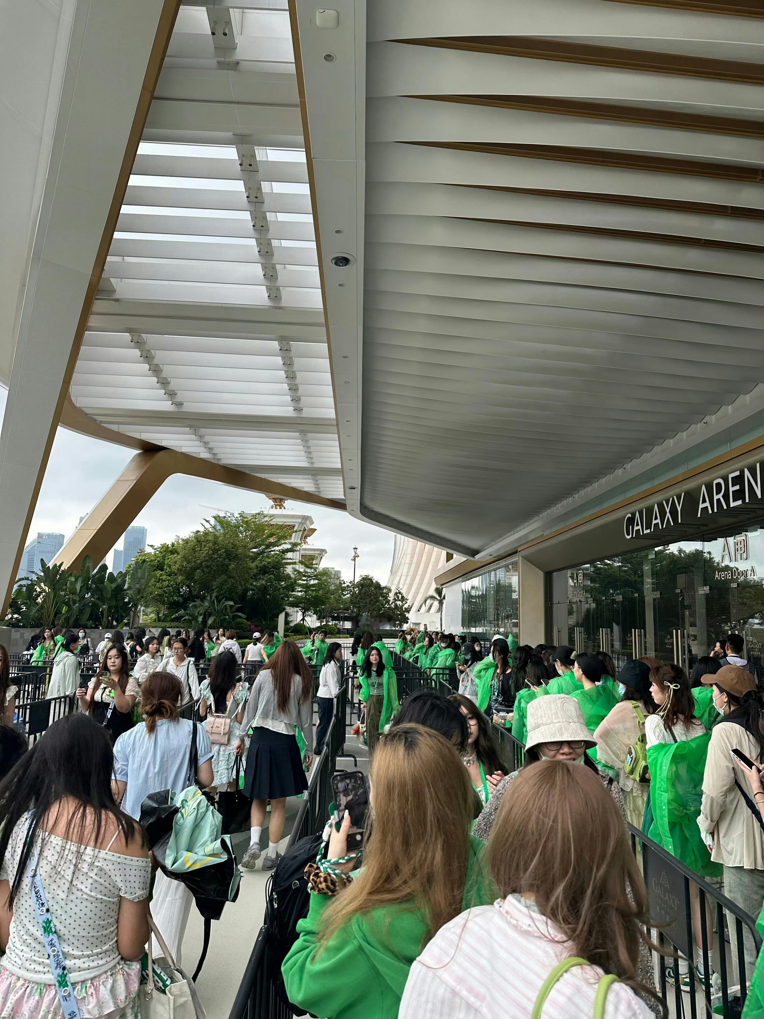 澳门演唱会好多张泽禹粉丝 今天澳门🇲🇴演唱会场馆外排队的前排好多张泽禹粉丝 