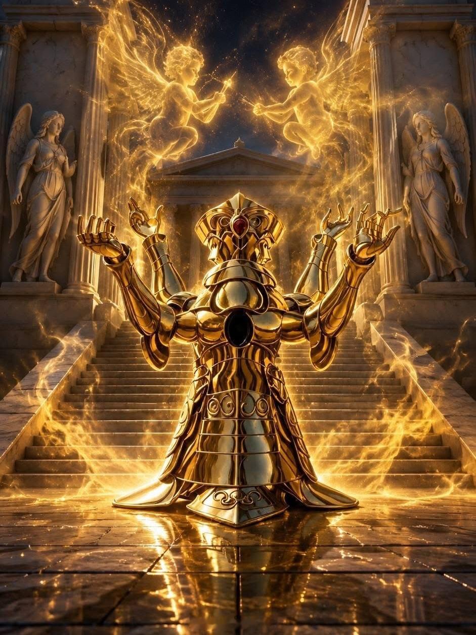 圣斗士星矢 十二黄金圣衣概念壁纸by：leaturtlek 