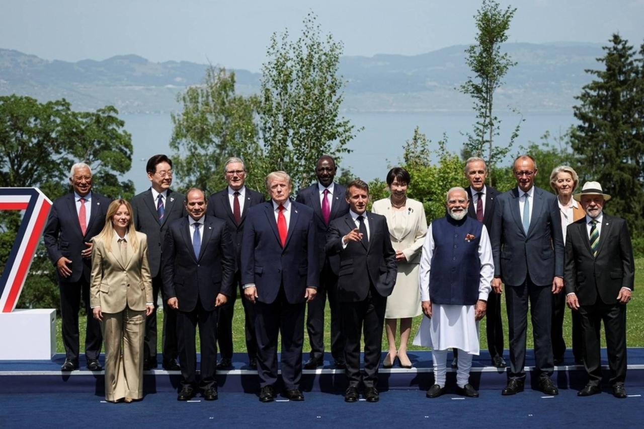 G7演美欧内斗现场！
德国两头踩线，一边拒俄一边挺以，美国话语权彻底失守？
 