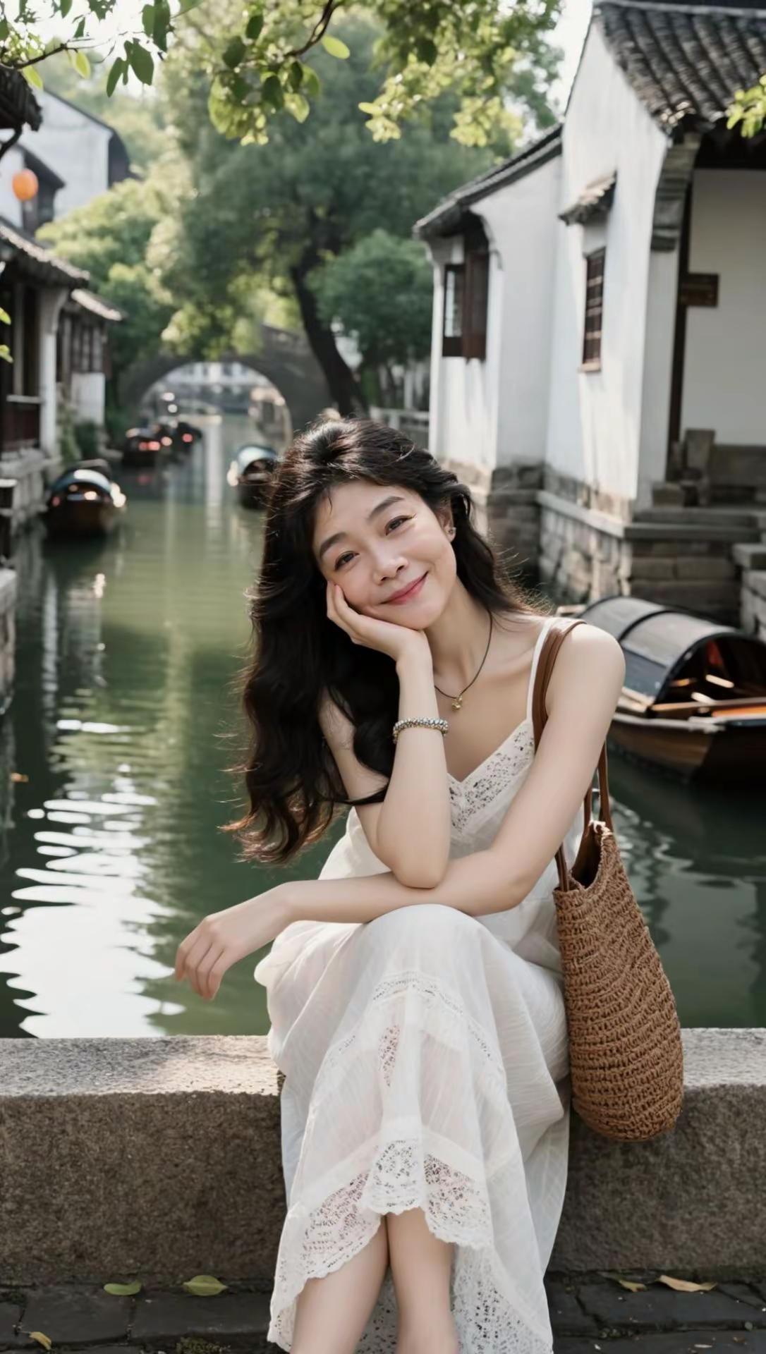 今日分享之水乡写真。AI水乡清新写真 随变ai随便玩