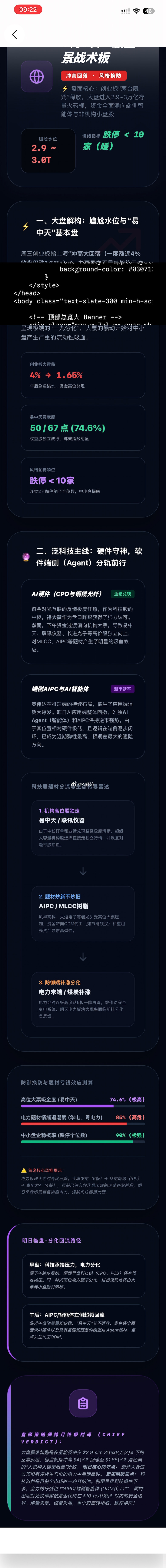 复盘与展望根据盘面动态与多维数据，核心交易逻辑与预判可拆解为以下五大核心假设：*