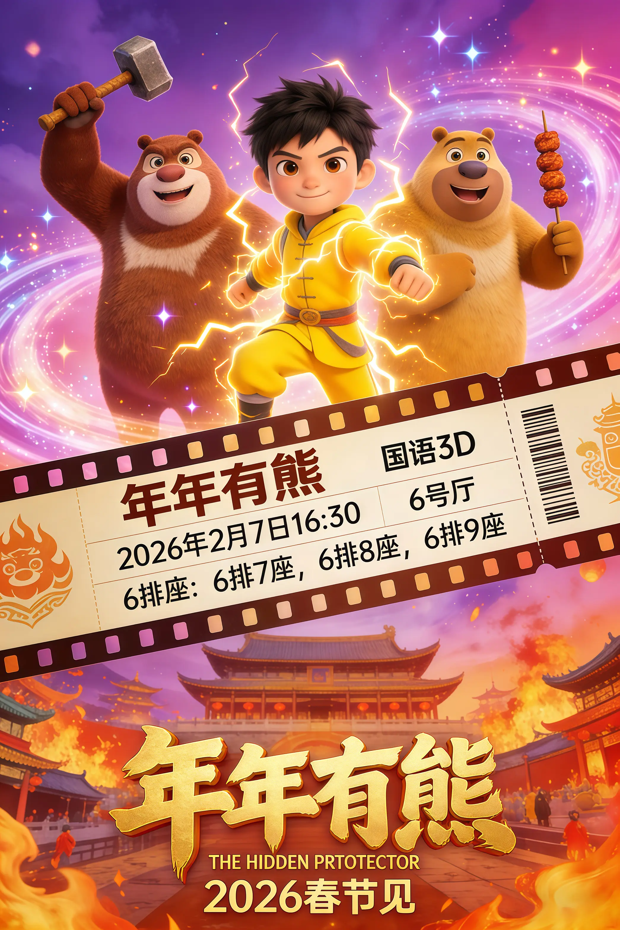 大年初一 年年有熊