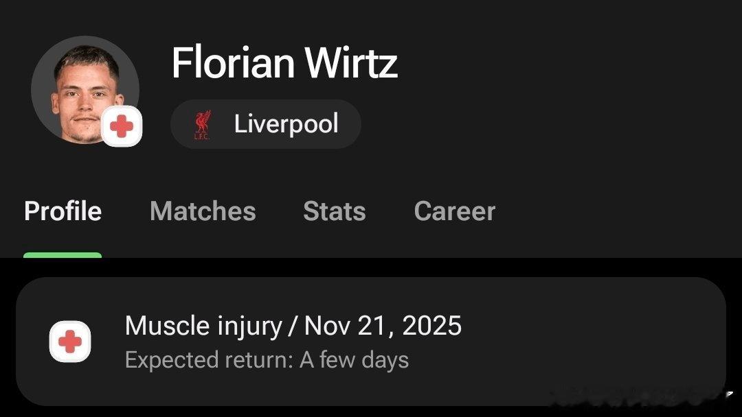 数据网站更新维尔茨还有几天复出了？ 