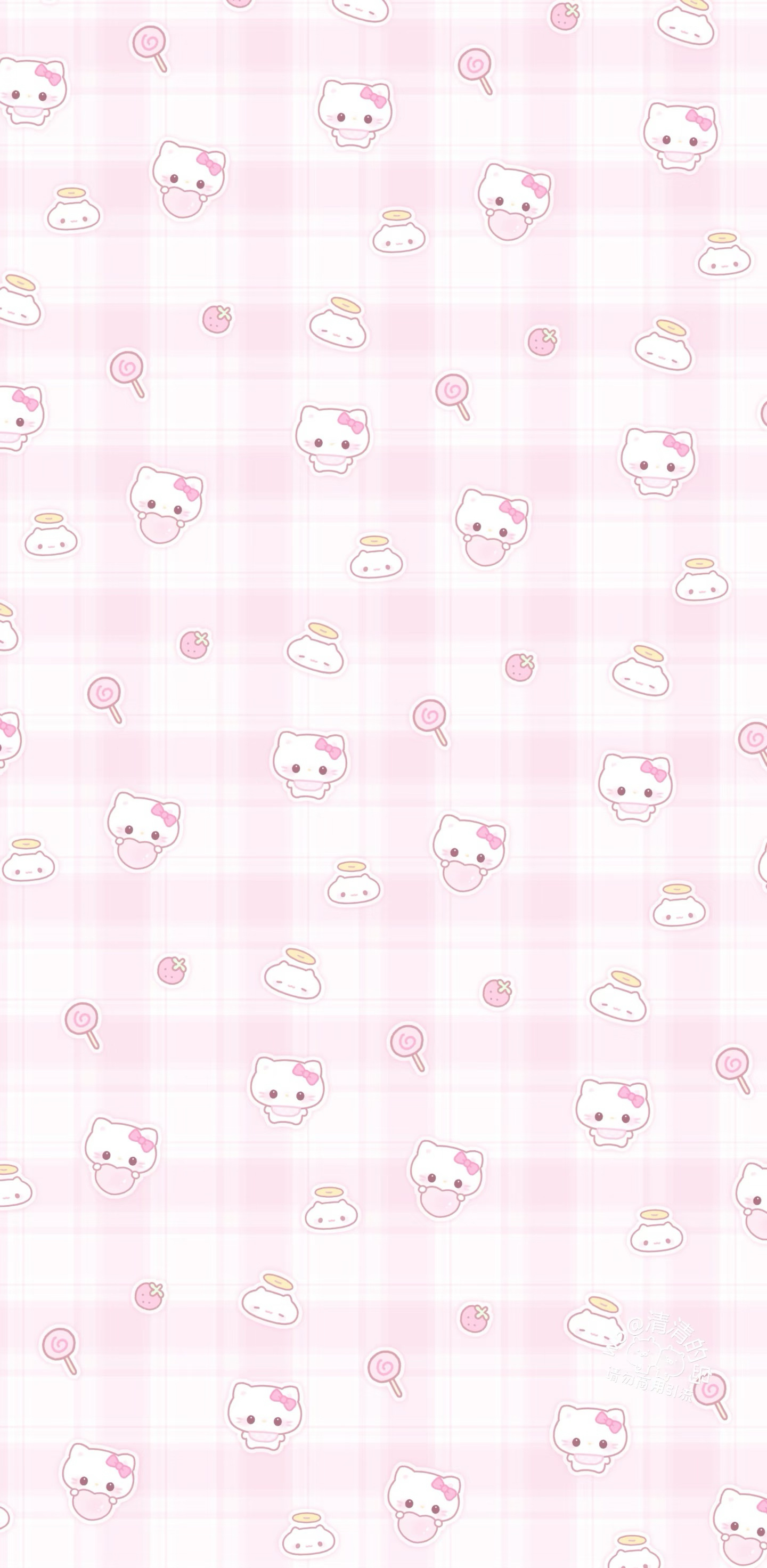 Hello Kitty壁纸分享三丽鸥｜粉色壁纸｜少女心壁纸｜甜美壁纸｜治愈壁纸｜