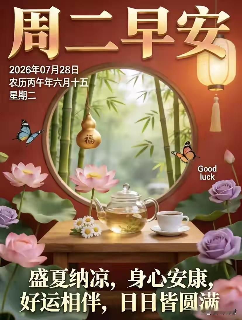 台凤过后云升高，[玫瑰]热浪滚滚七月风，思念牵挂在心中。一声问候轻轻送，高温天气
