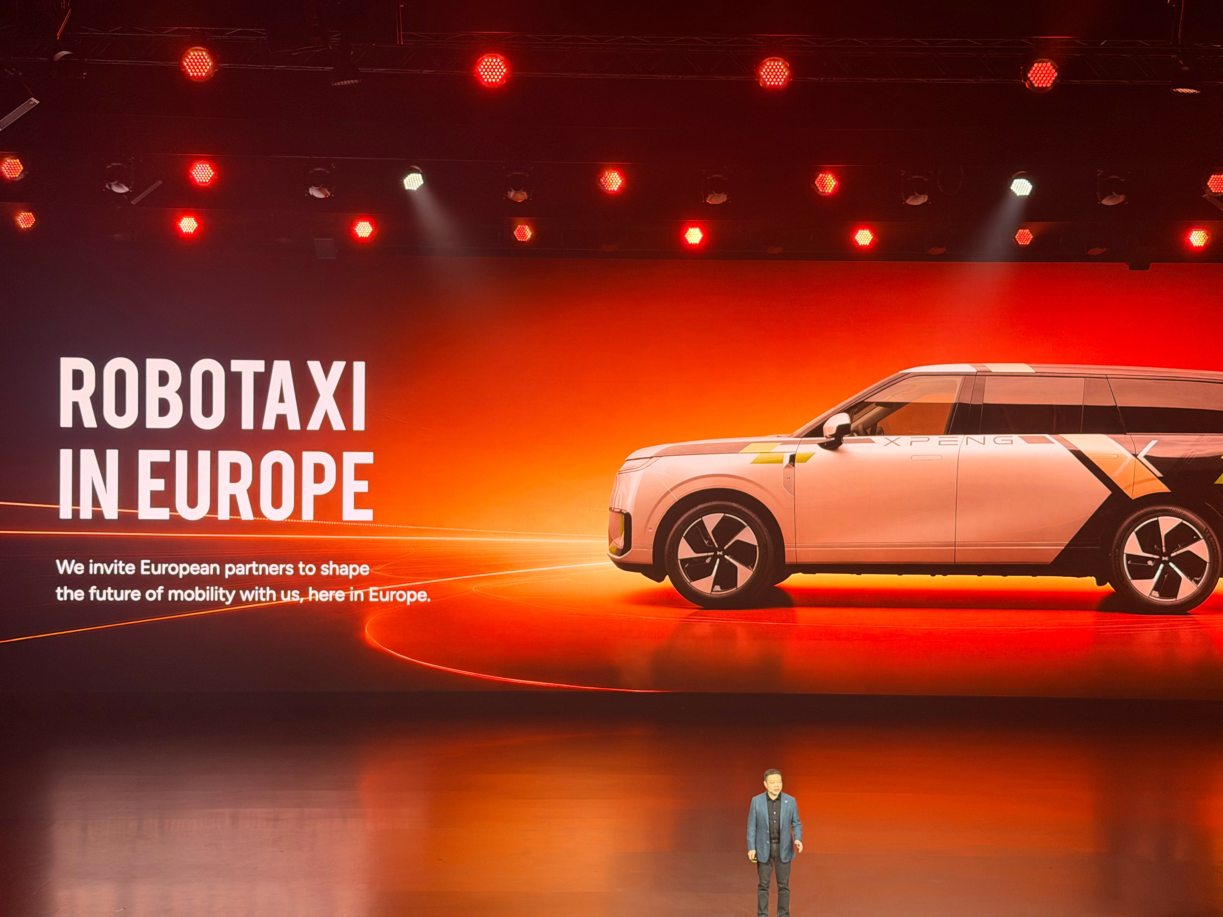 Robotaxi，也要进欧洲，但小鹏不做运营商，只是提供车辆和技术跟当地伙伴合作