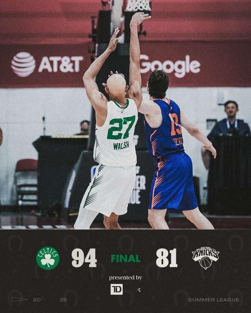 94：81战胜尼克斯，夏季联赛继续胜利的步伐！沙伊尔曼取得13分8篮板8助攻的准