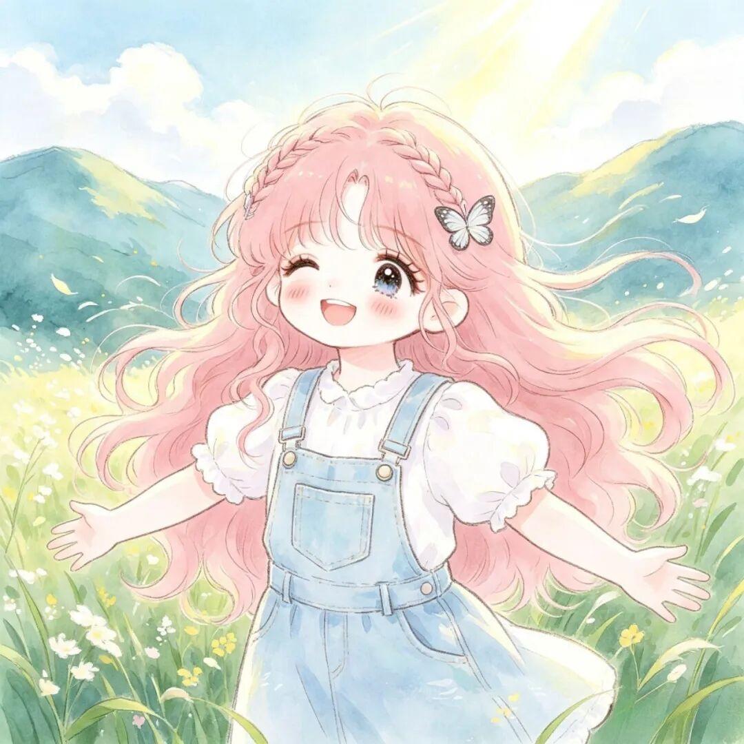女生头像｜山野来信，春日可爱加载完毕