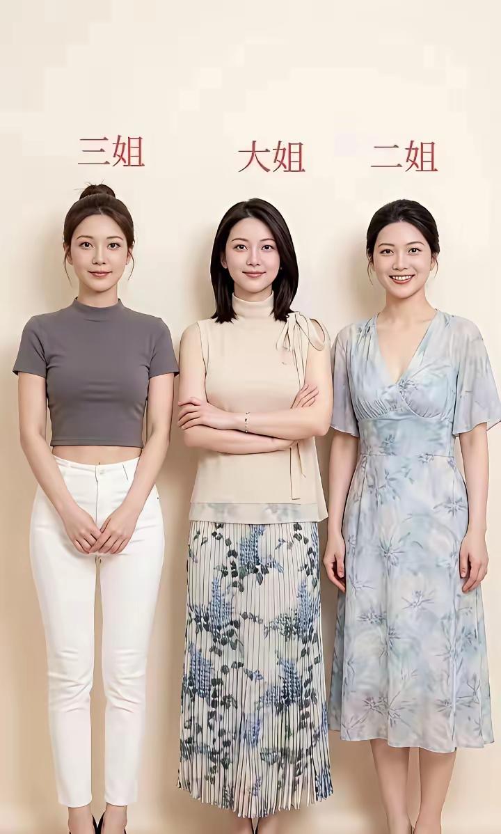 三姐妹，如果是你你会选择和那个在一起？