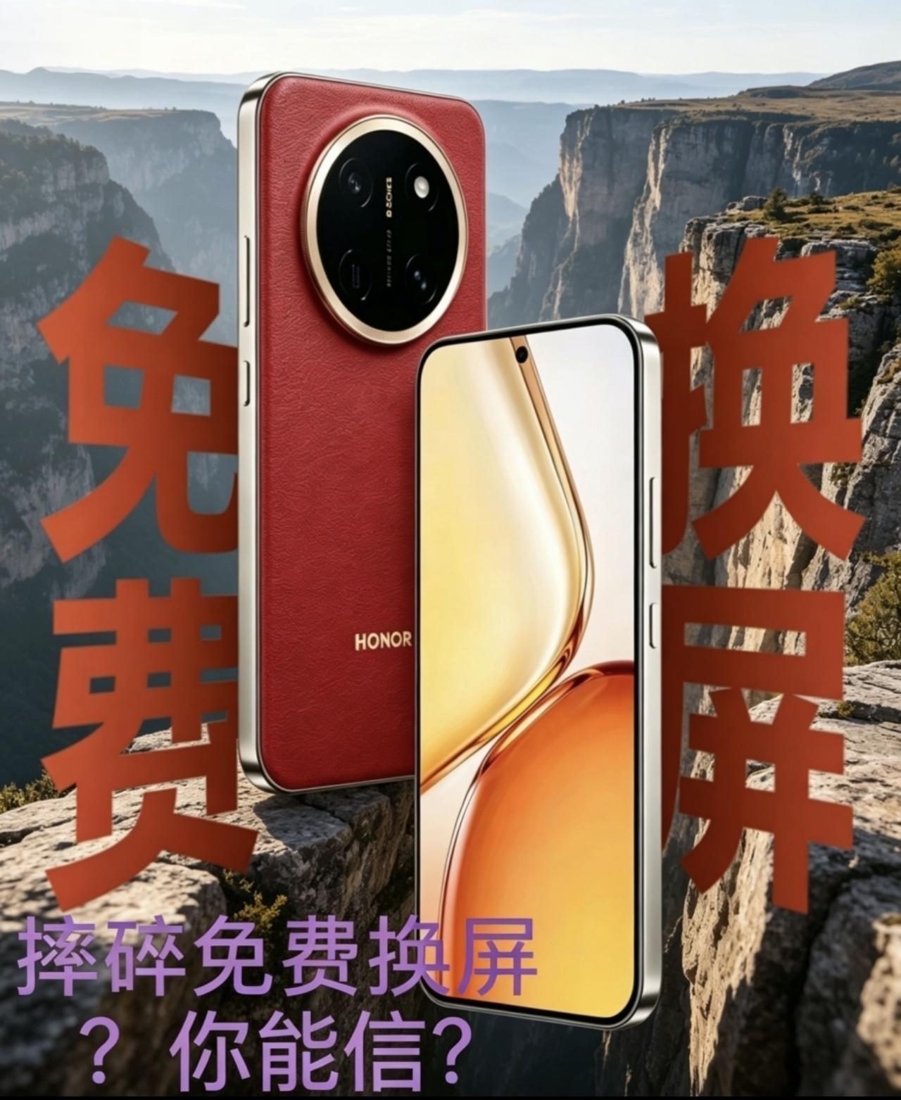 摔坏包换屏？这么自信吗？荣耀这又是什么操作？

荣耀即将发布的新机荣耀X80pr
