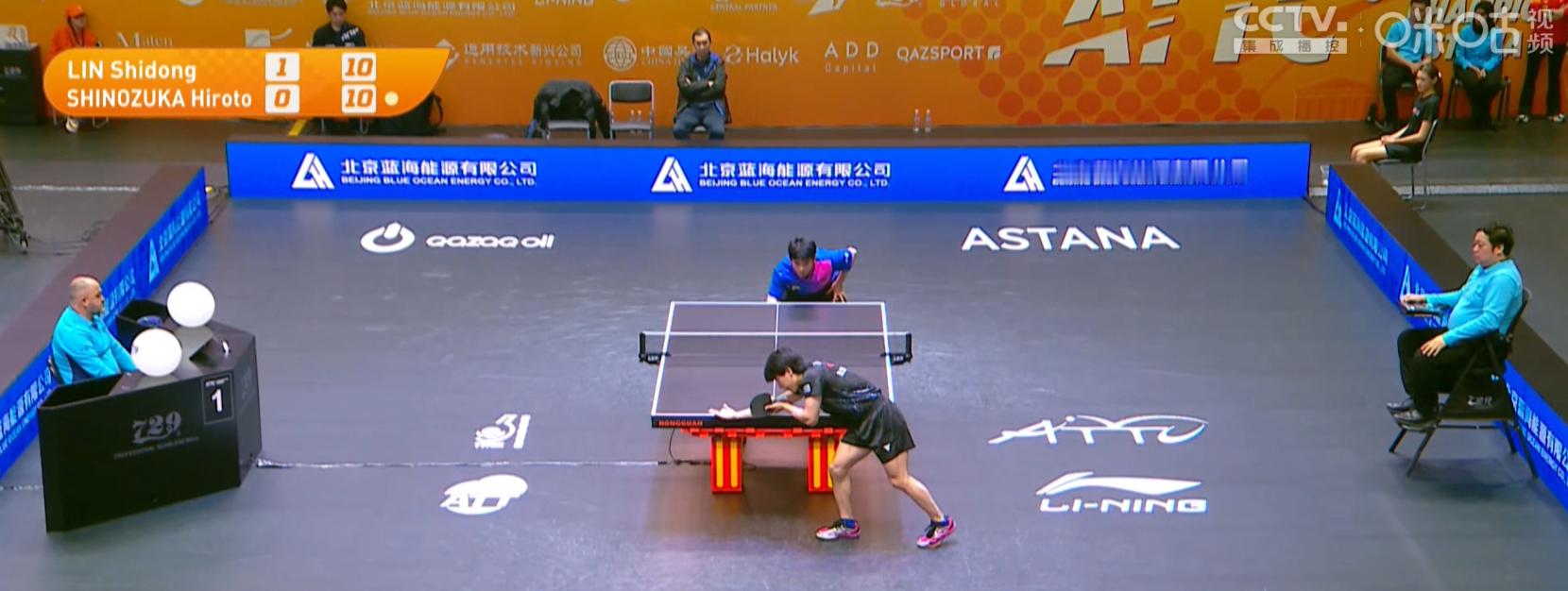 #林诗栋vs篠塚大登# 在2024乒乓球亚锦赛男单半决赛中，林诗栋战胜日本选手篠