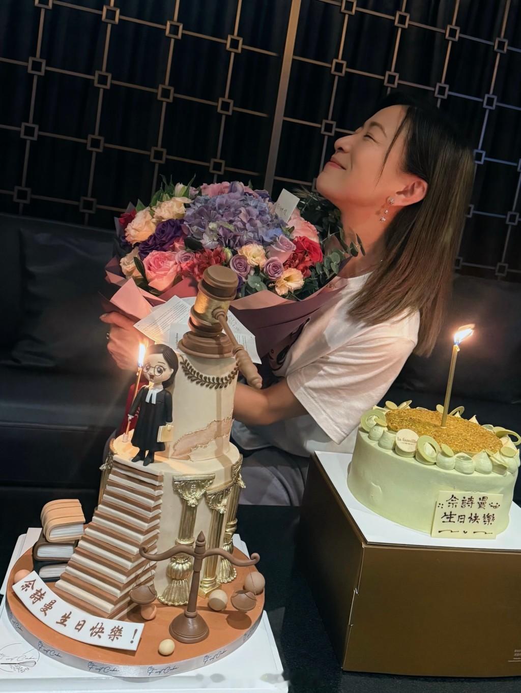 佘诗曼迎来51岁生日获众星齐聚庆祝 周嘉洛陈山聪谢天华为视后庆生 新晋小生出席饭