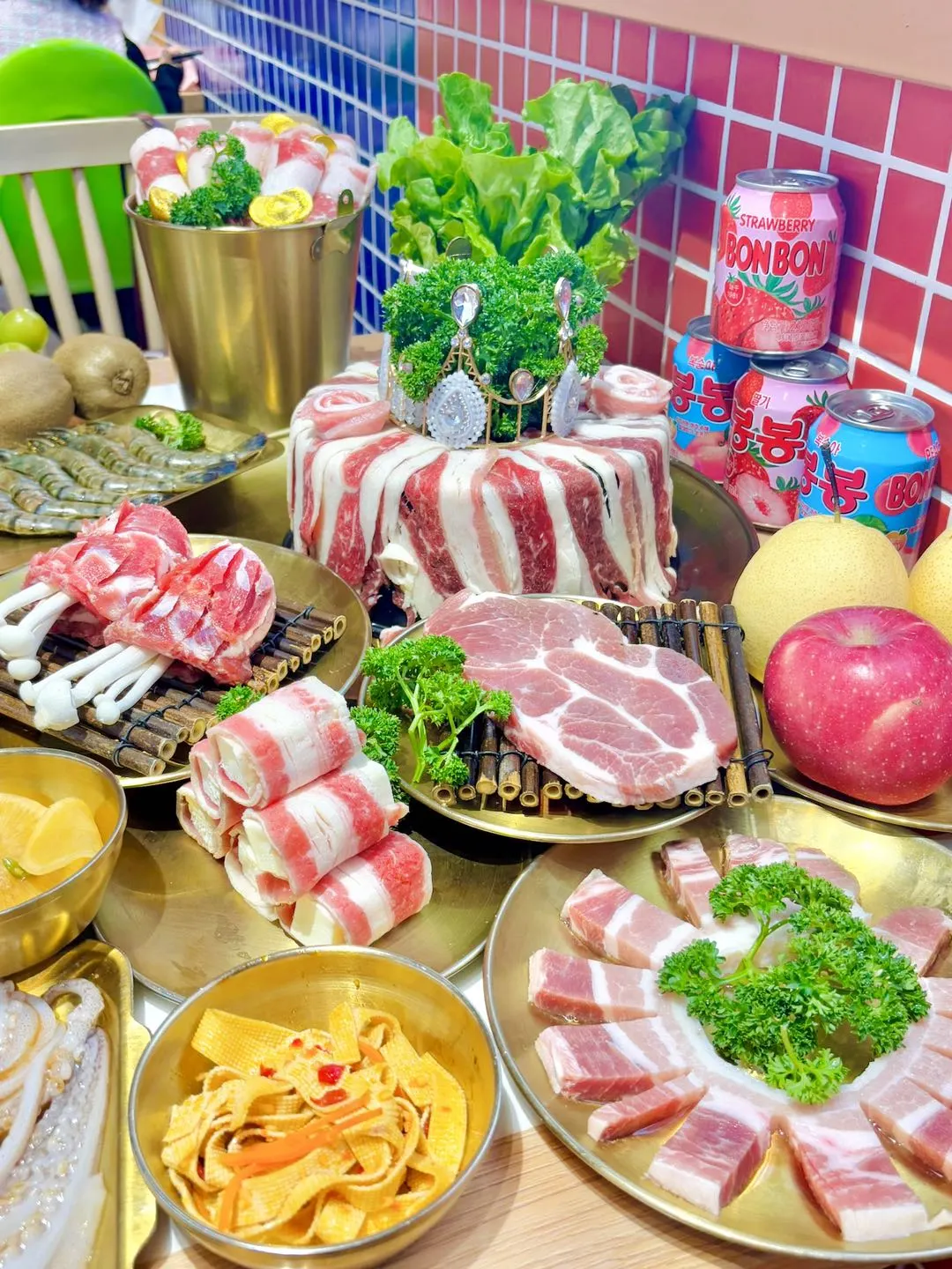 佛山永旺梦乐城里面的！！韩剧同款烤肉！！