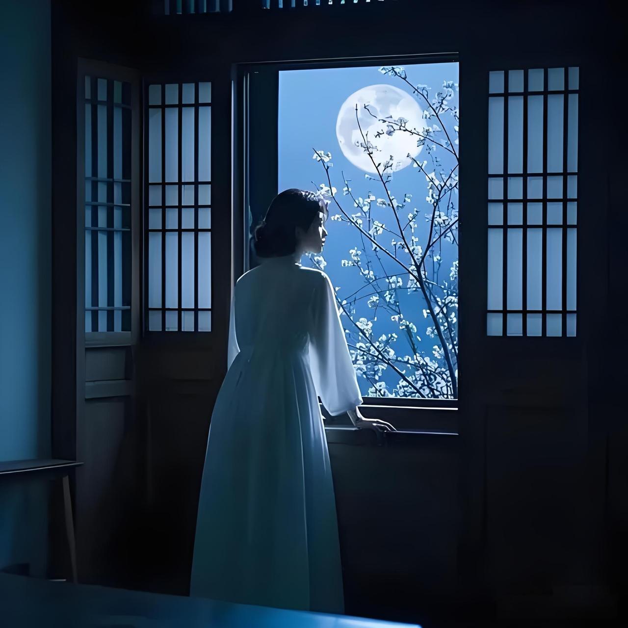 上联：冷月孤悬千里外
下联：寒星静挂九霄边