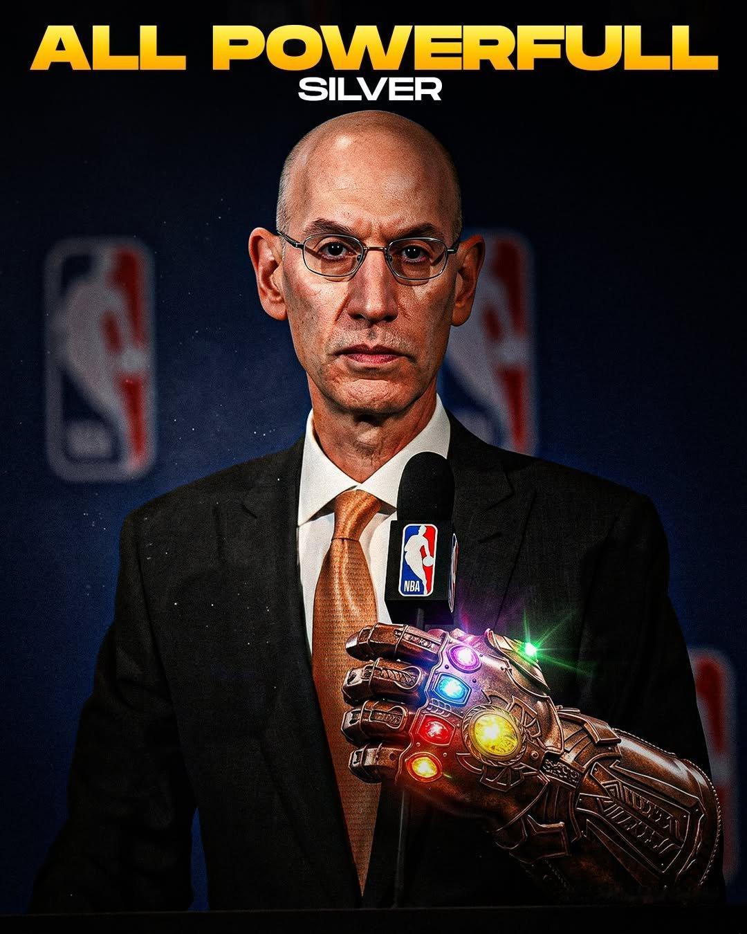 NBA总裁亚当·萧华还获得了更高的权力来整治摆烂，包括最高罚款1000万美元，罚