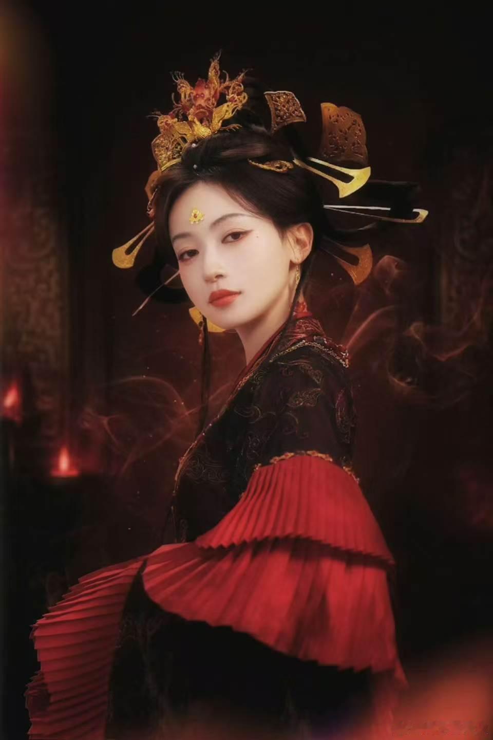 吴谨言这次古装妆造好不一样吴谨言魏晋风造型适配度 真不愧是我们的天选古装美人呀，