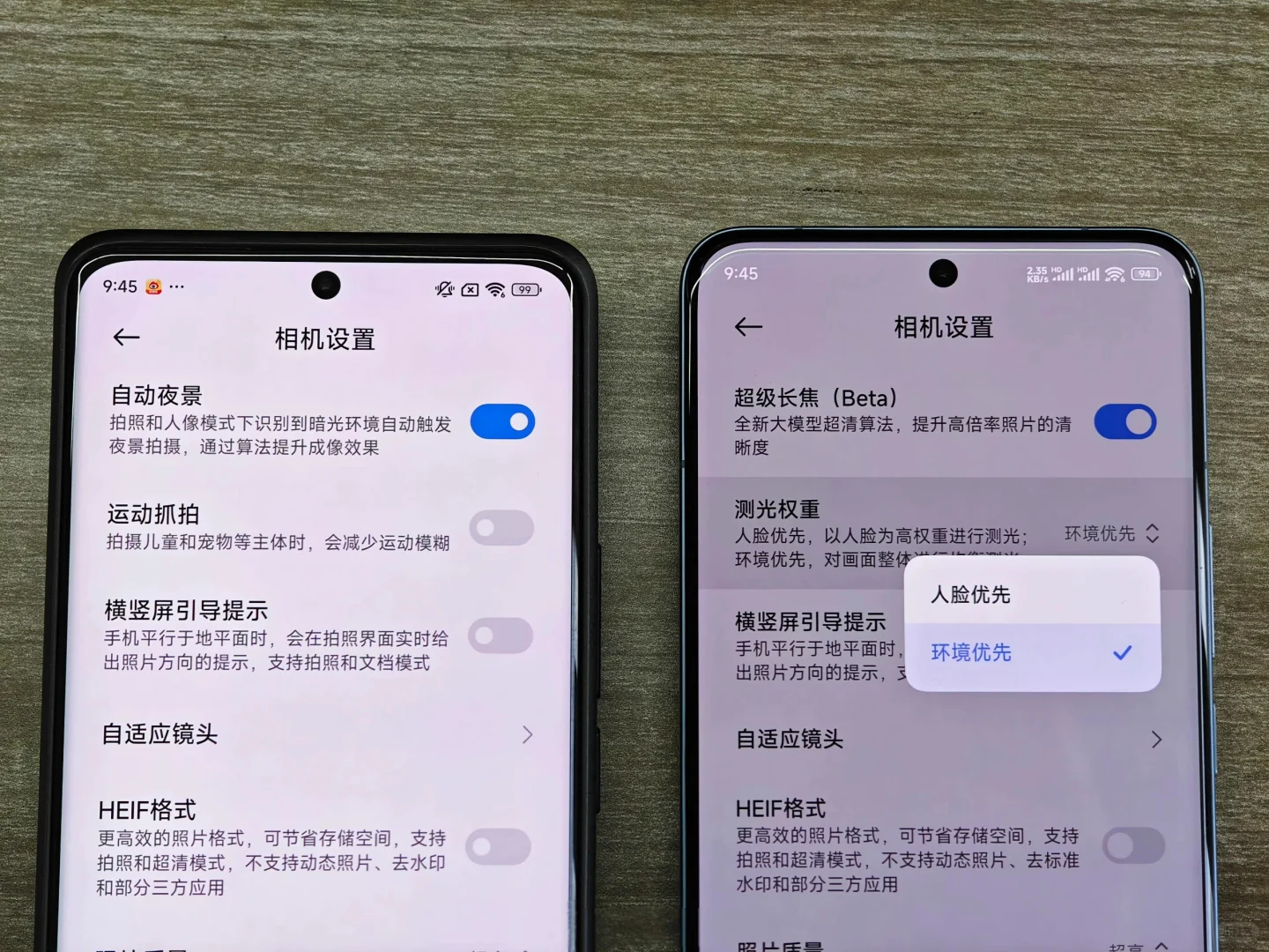 我发现小米的“测光权重”这个功能，目前是只有14系列才会有，13 Ultra就没...