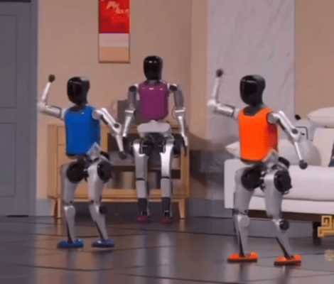 宋亚轩小机器人塑 劳斯，我家孩子真的没去春晚嘛宋亚轩预判了春晚机器人