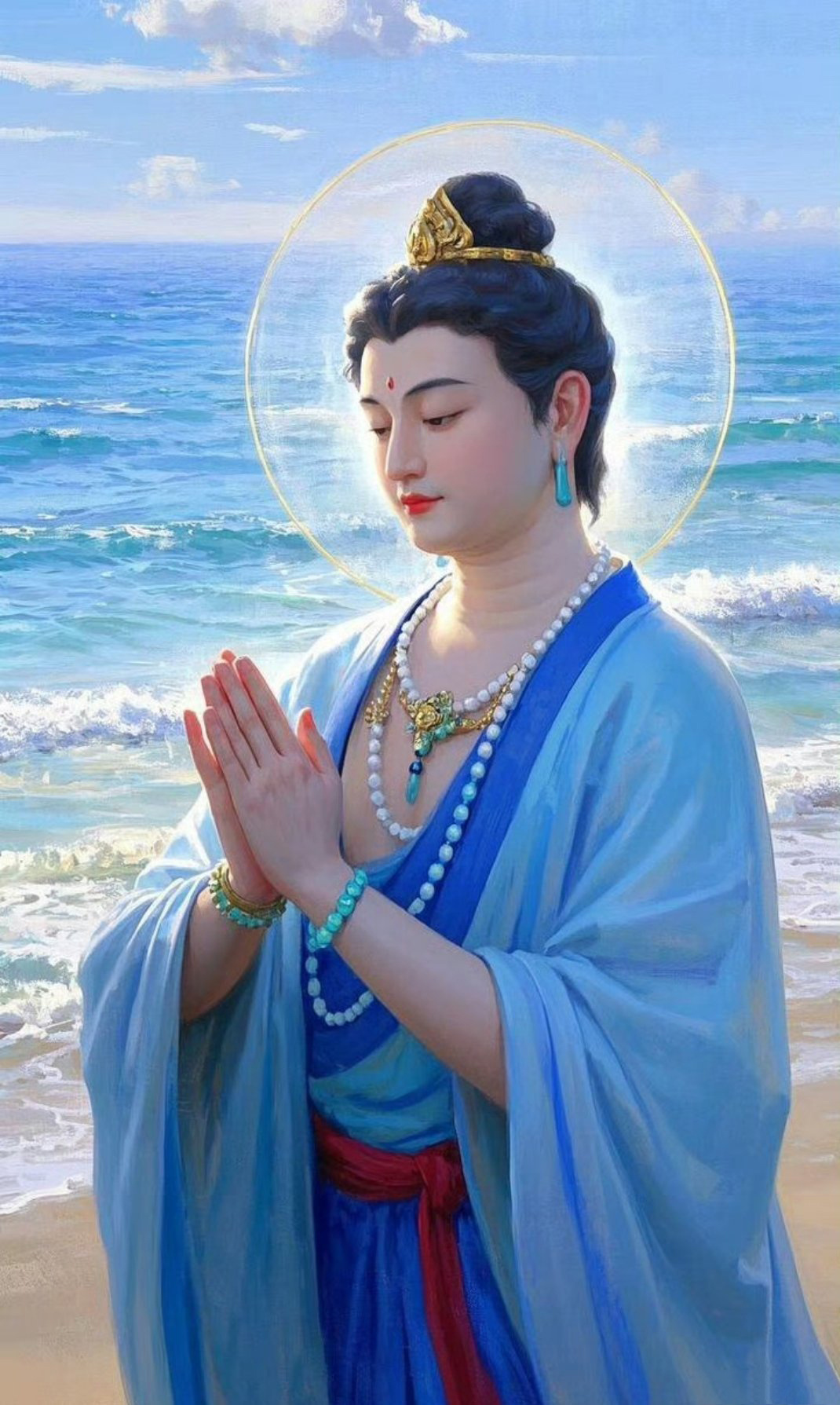 合掌祈福：明天好运临身！万千心愿上岸！人生财富加倍！！ ​​​