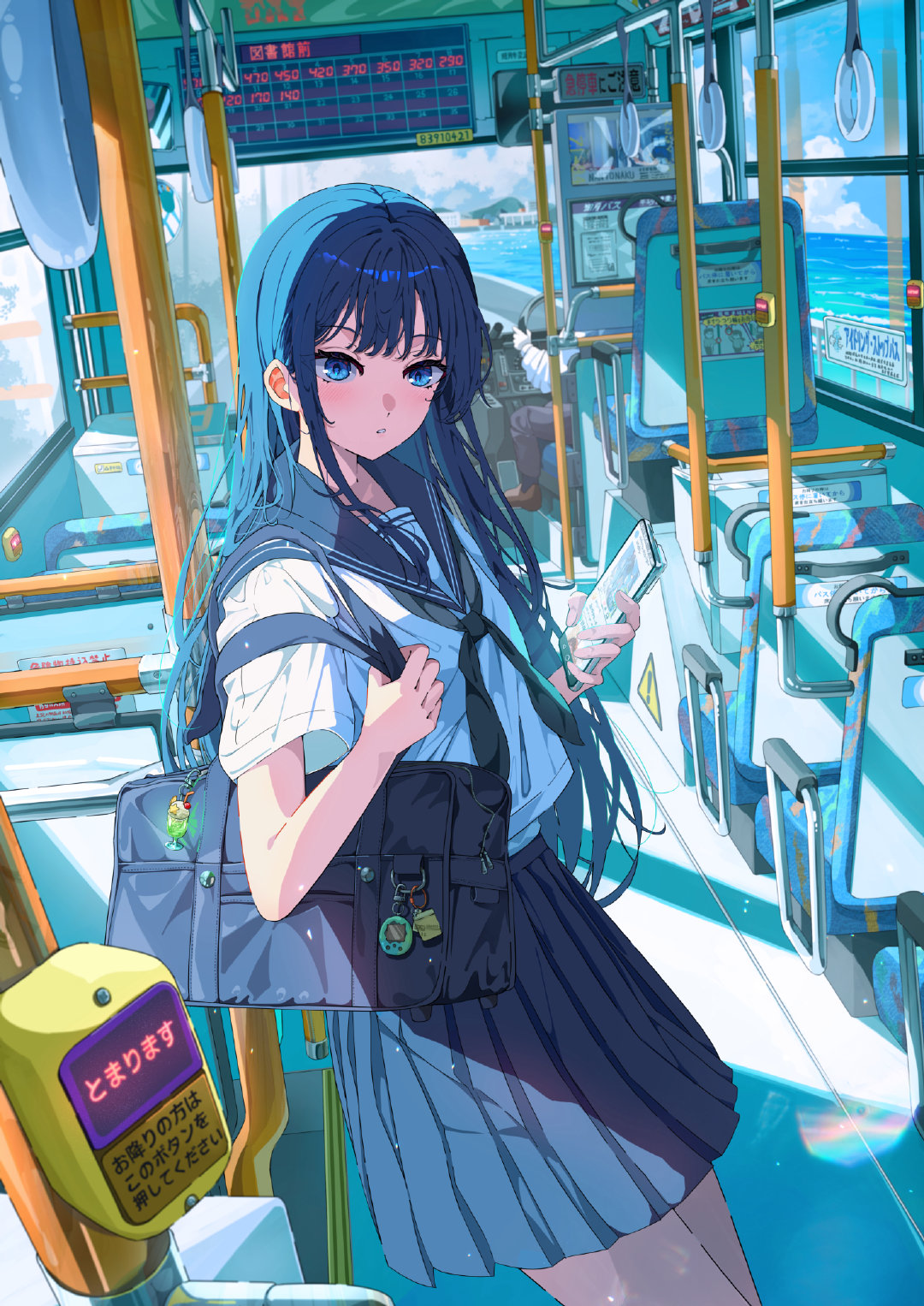 通学、ひととき。 | 画师: 朔月八雲，网页链接