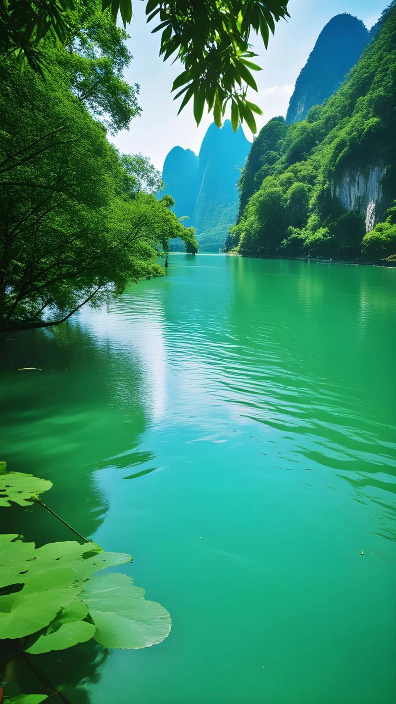 下联：万里碧水万里风。

（图片来自网络）