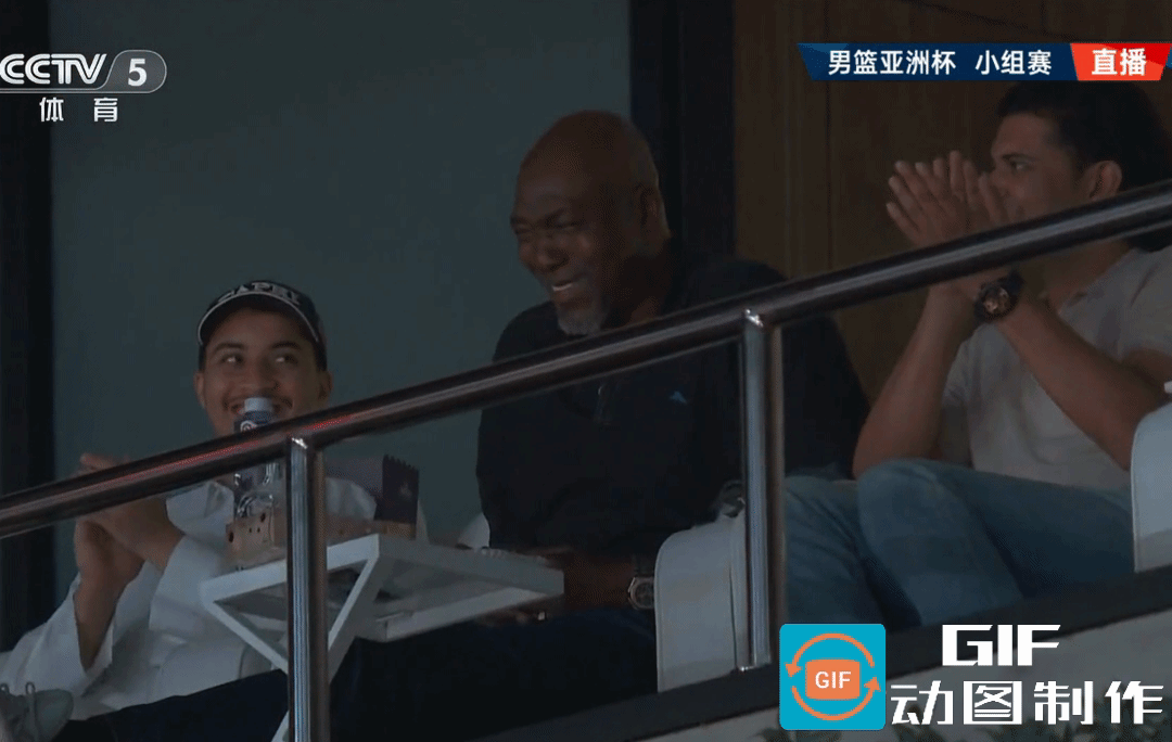 男篮亚洲杯C组最后一轮战报:
①篮球NBA名宿奥拉朱旺观战，尽管约旦大比分输掉了