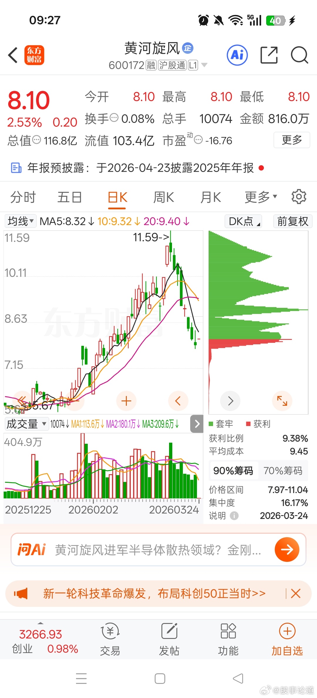 黄河旋风：工业金刚石+培育钻石龙头，AI散热金刚石热沉片国产突破，叠加国资加持、