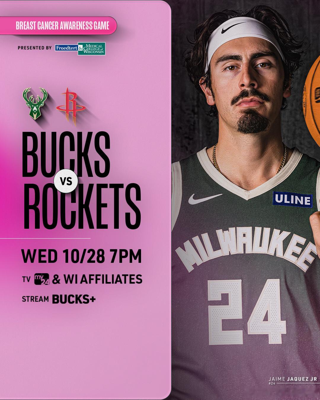 比赛预告📺明日8:00主场迎战火箭🏀密尔沃基雄鹿[超话]fearthedee