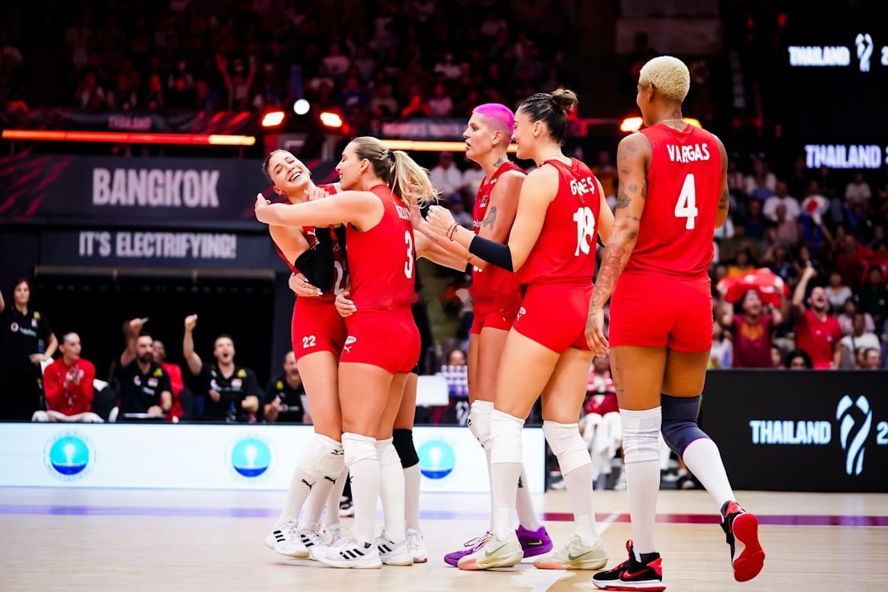 日本女排1-3土耳其女排（半决赛）土耳其女排个人得分统计巴尔加斯：28分（40扣