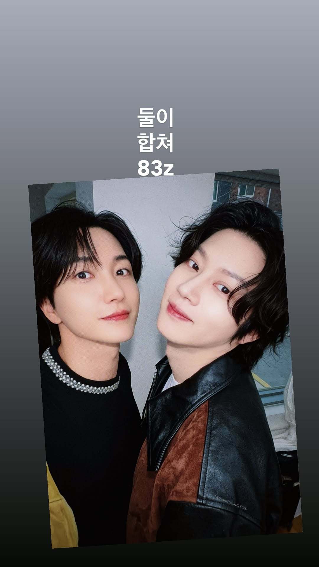 “CB百蓝_。260629利特 ins story更新：两个人合起来83z 