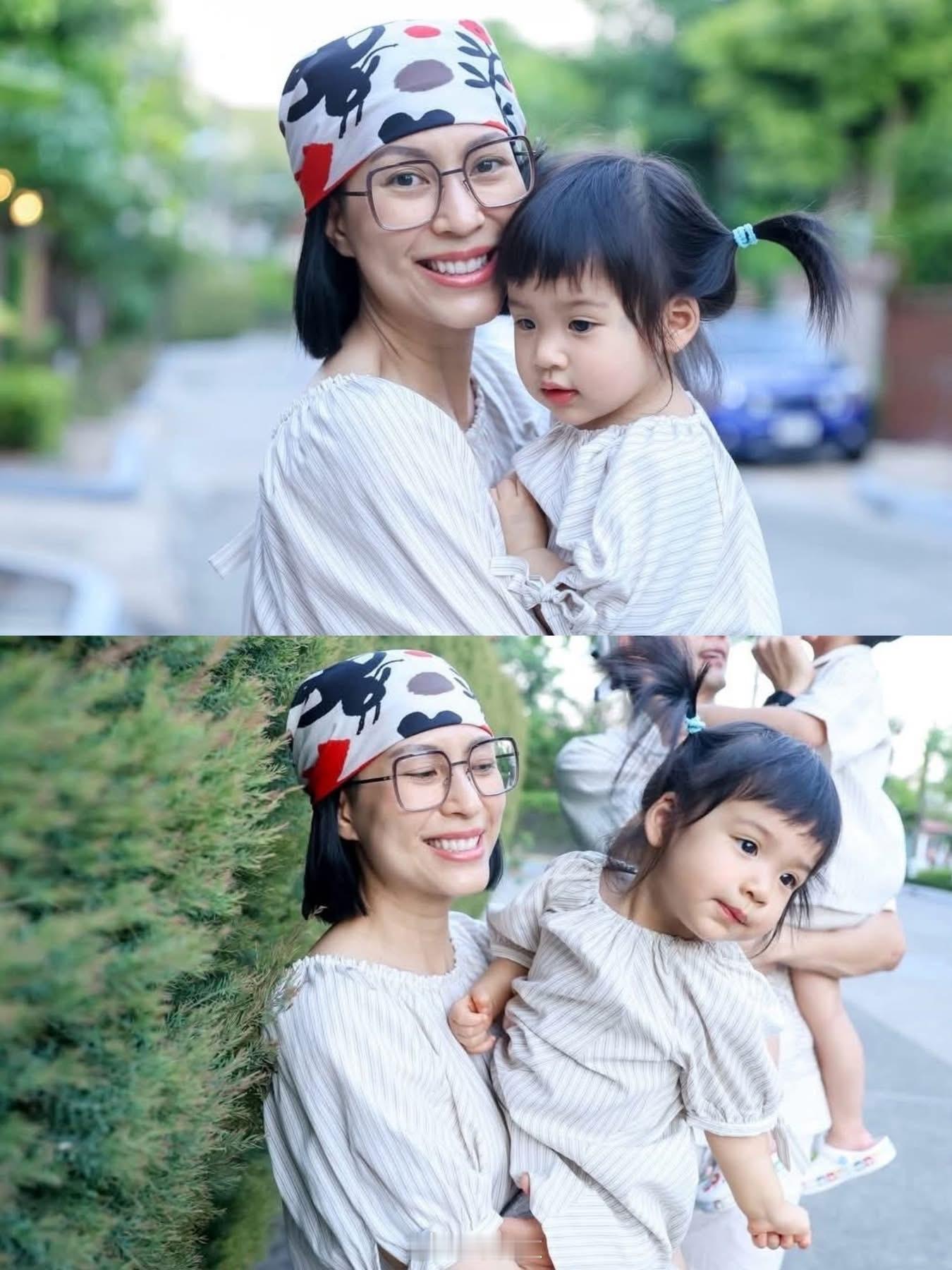 推哥二胎女儿“小珍珠”泰可爱了坤娜拉