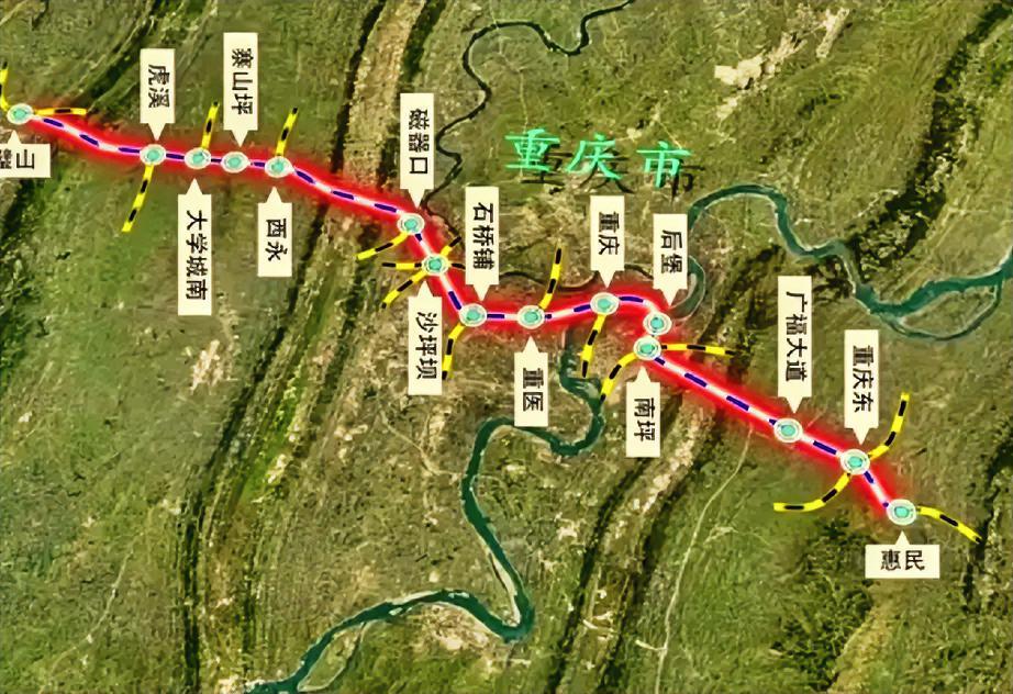重庆真正的“换乘之王”诞生！15座车站12座可换乘，贯穿全城。谁是重庆轨道交通的