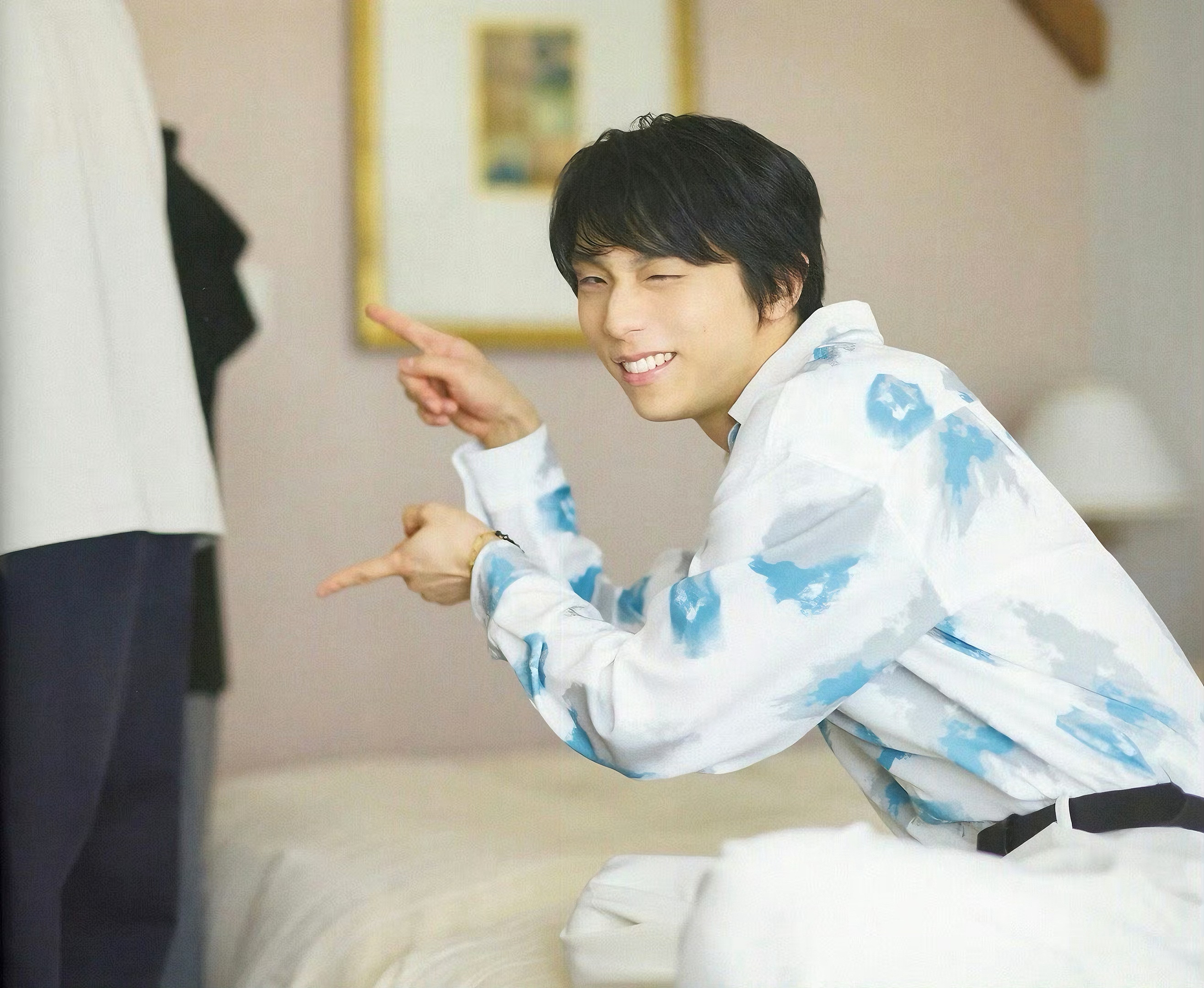 羽生结弦羽生结弦 ⛸️🧸一组可爱的Yuzu的图🌈 💐🏹（图源：推/ins