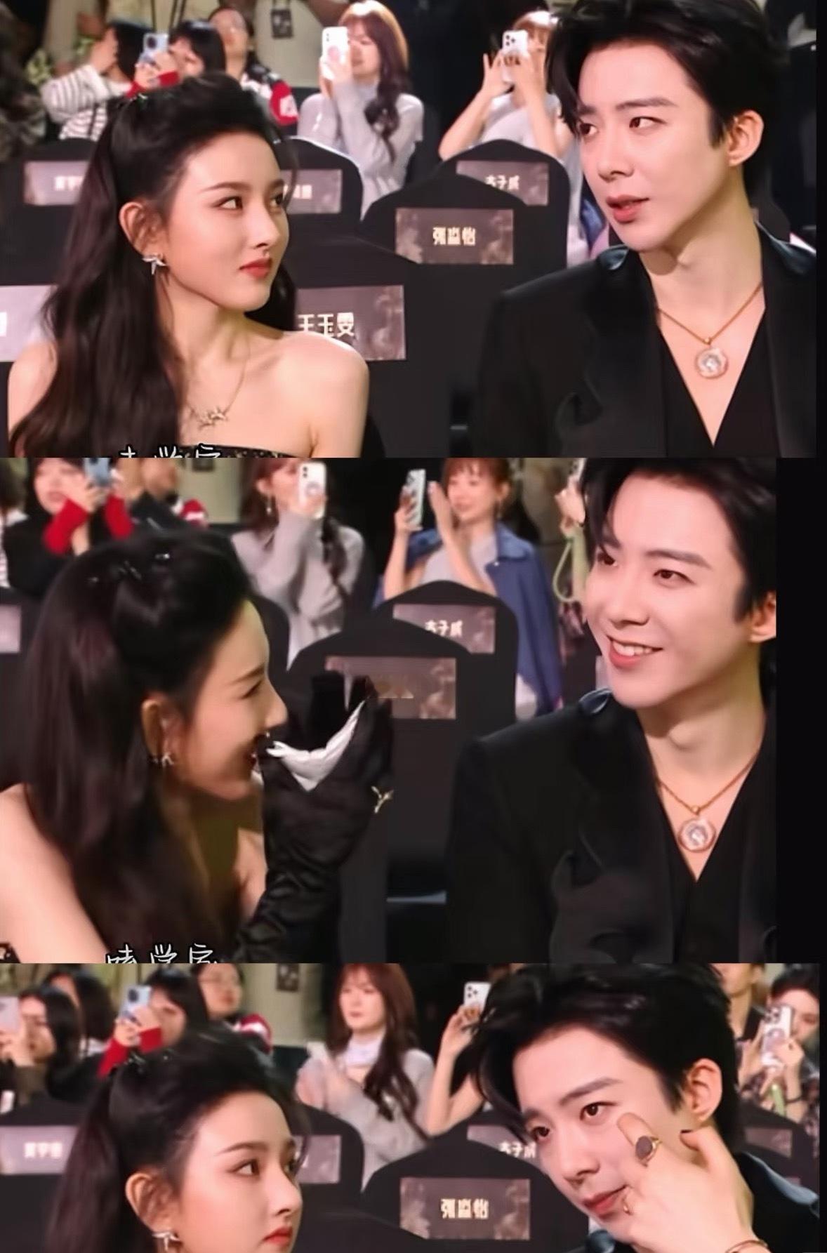 宋祖儿帮刘宇宁整理头发宋祖儿刘宇宁同框一整个梦回《折腰》了，期待二搭！ 