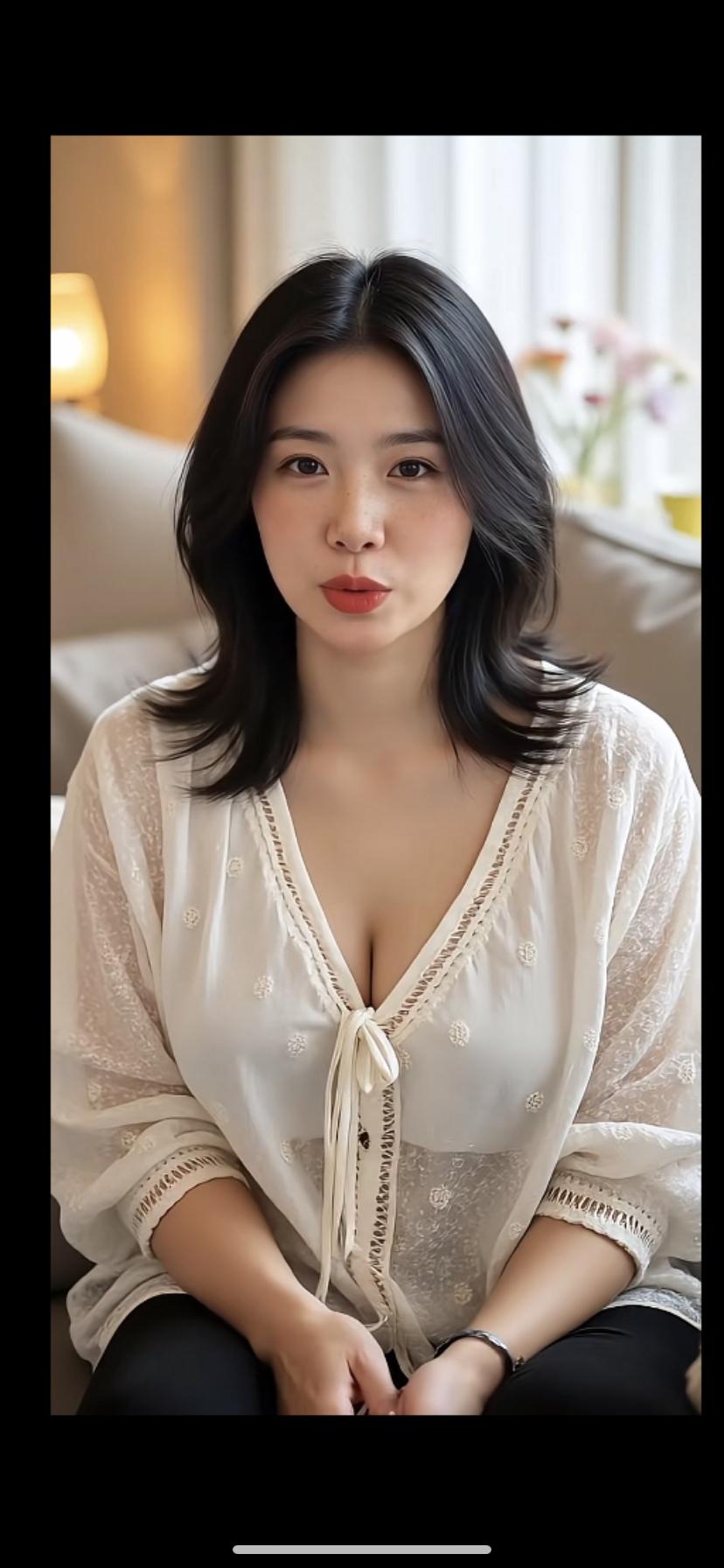 温柔甜美的居家穿搭，轻松自在的感觉