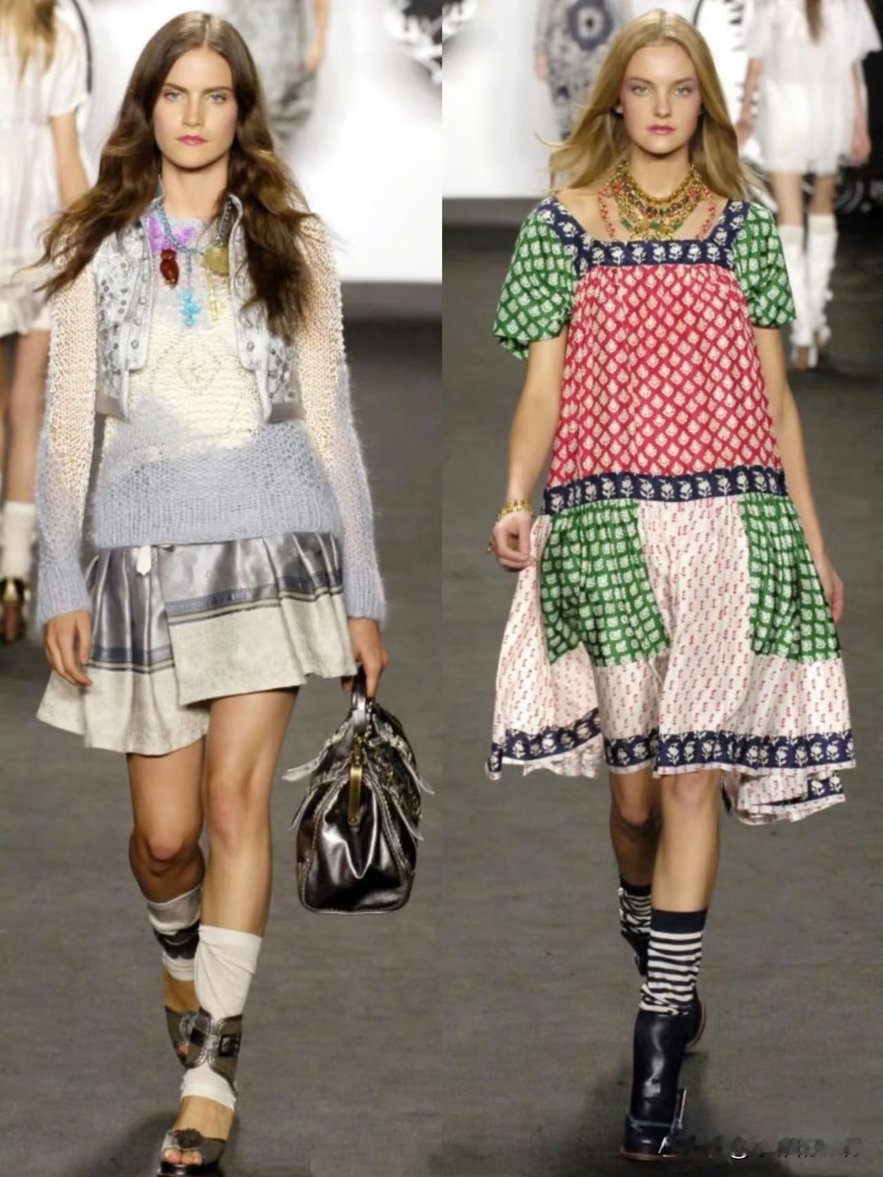 Anna Sui 2007春夏｜时隔二十载，老牌浪漫永不过时
 
回看安娜苏早年