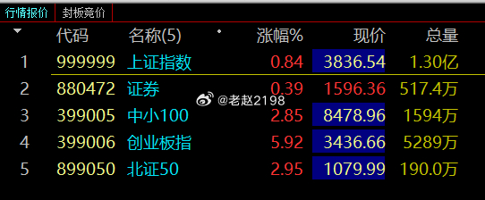 全线高开，反弹走势明显、重点注意量能、看是否是增量反弹、增量反弹可以加仓做T 