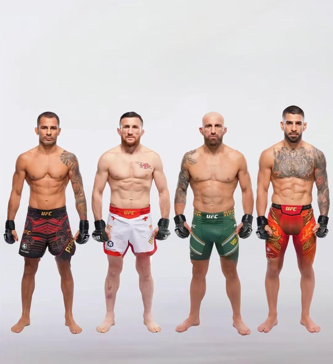 UFC2025年目前男子所有冠军🏆！谁会丢冠。