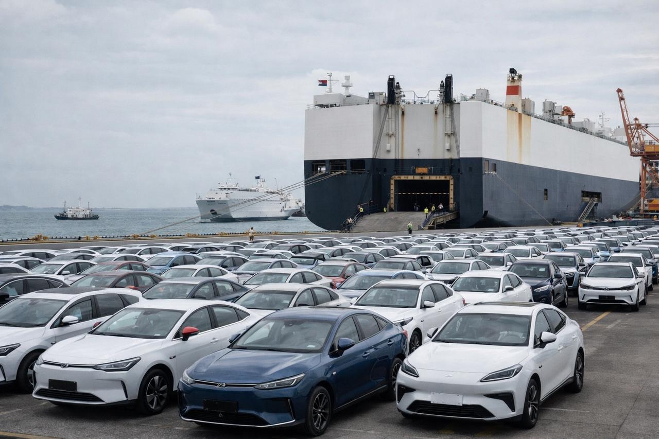 中国车企3月出口集体创新高。

以前“出海”更像加分项。
有订单，就多卖一点。