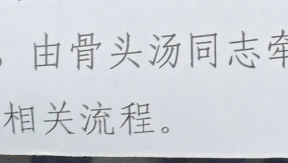 核对了好几遍，也没发领导名字骨头汤本来领导名字是gyy，结果打成gtt，好死不死