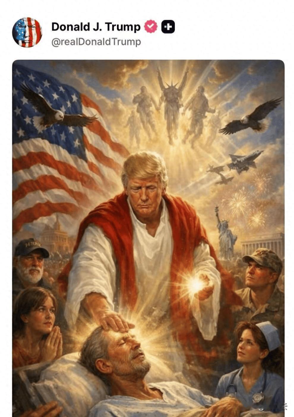 一张图片让自称与爱波斯坦无关联的特朗普谎言不攻自破。在基督教徒眼中耶稣就是世界的