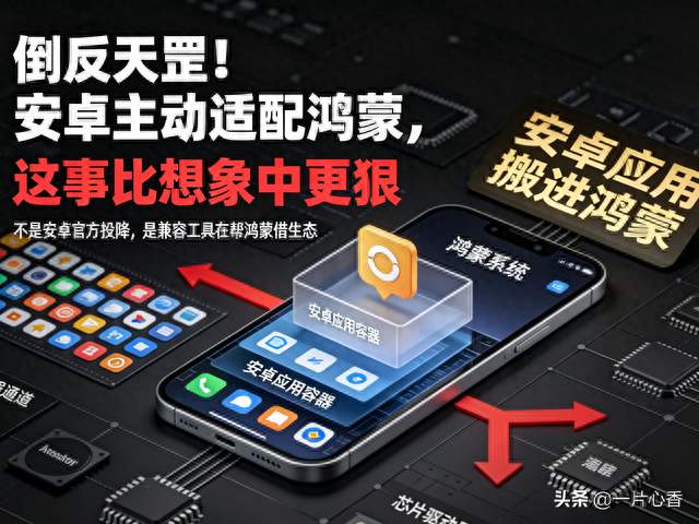 倒反天罡！安卓主动适配鸿蒙，这事比想象中更狠