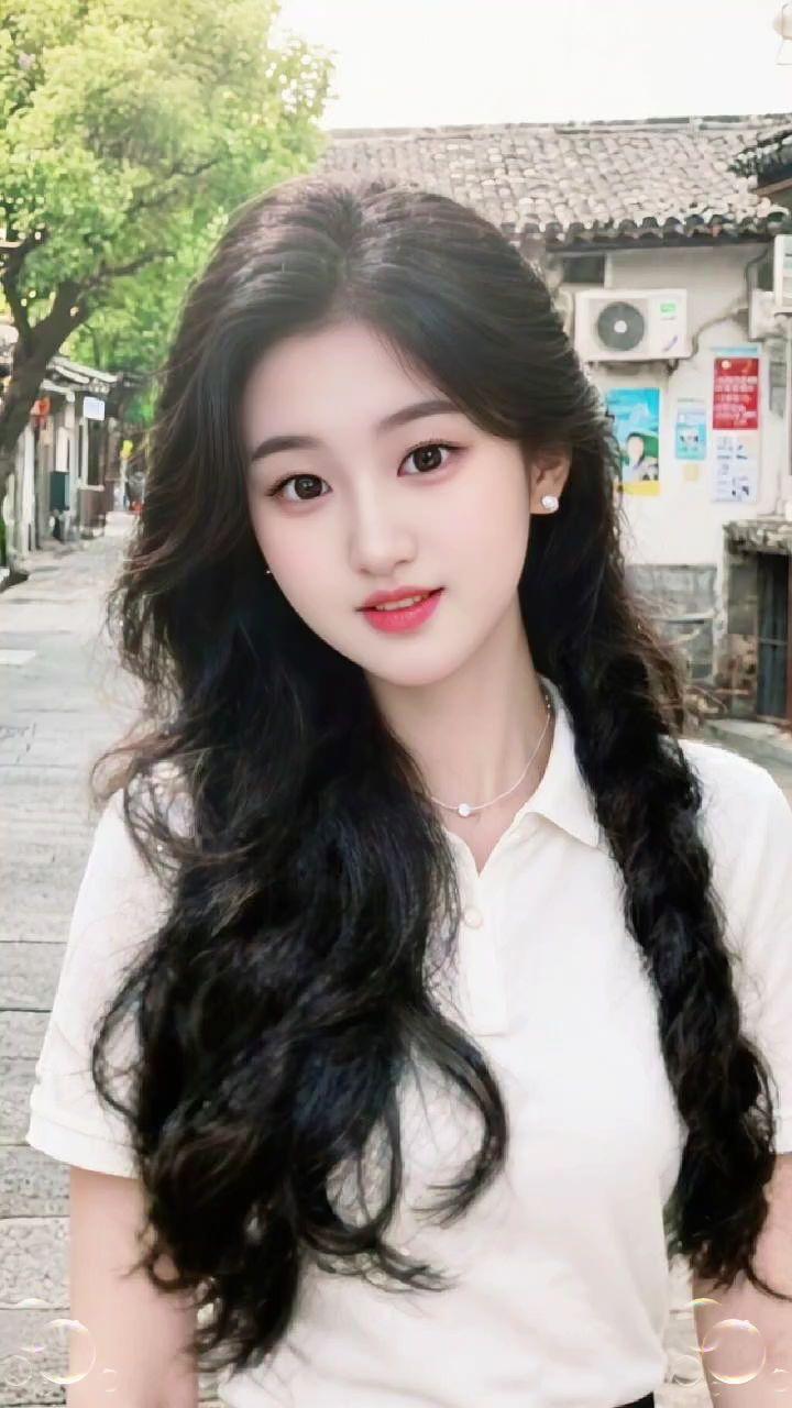 好看的小姐姐 今日份清纯风穿搭 甜美女神 心动的感觉 邻家女孩