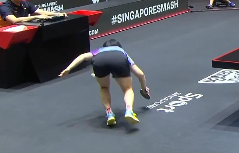 突发！孙颖莎被陈熠差点晃倒！
然后状态不对了！

莎莎其实没必要追这种球，
稳扎