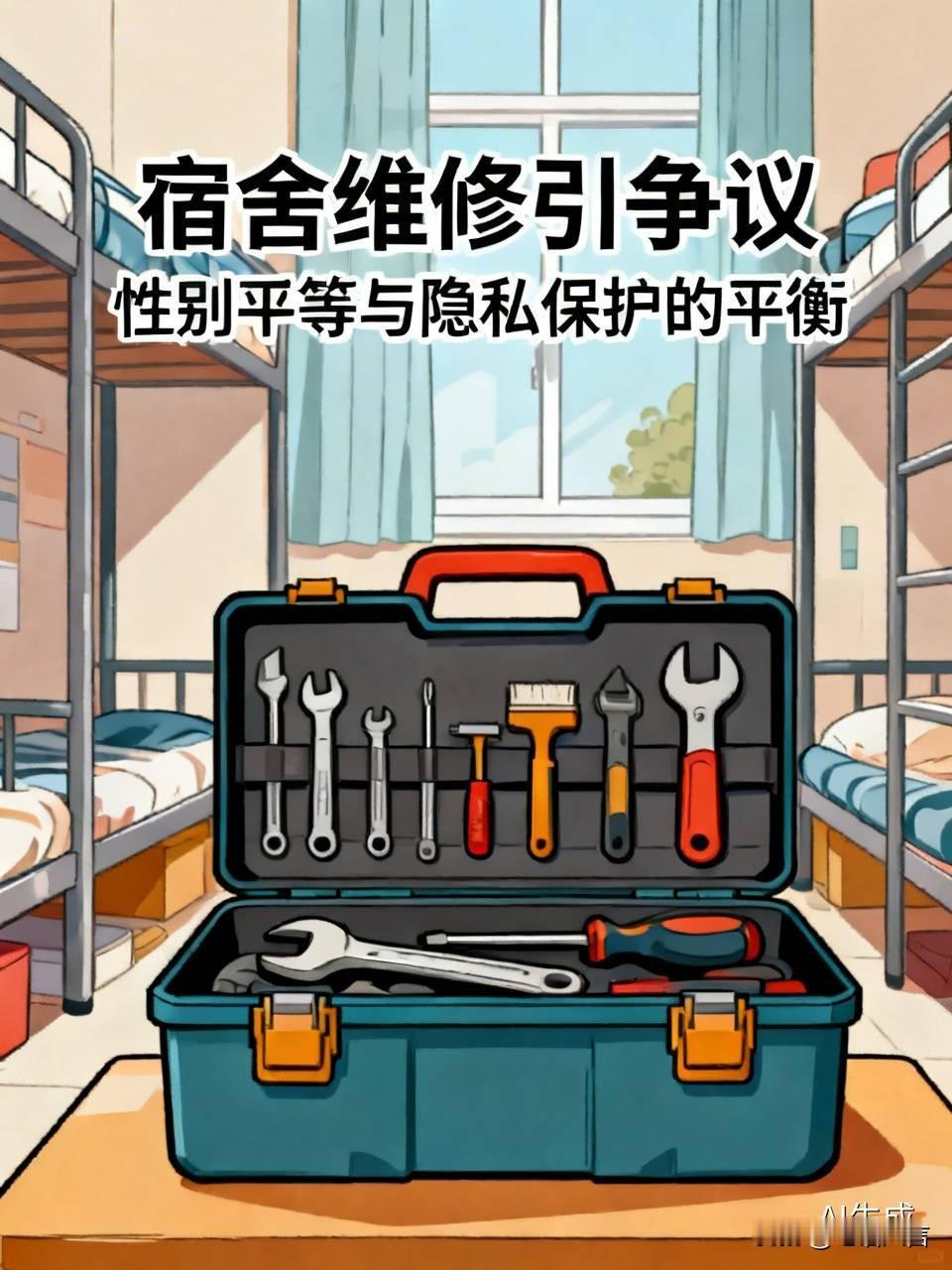 女生质疑男维修工进宿舍，一句消防员类比引发全网争吵
 
沈阳医学院女生宿舍，男维
