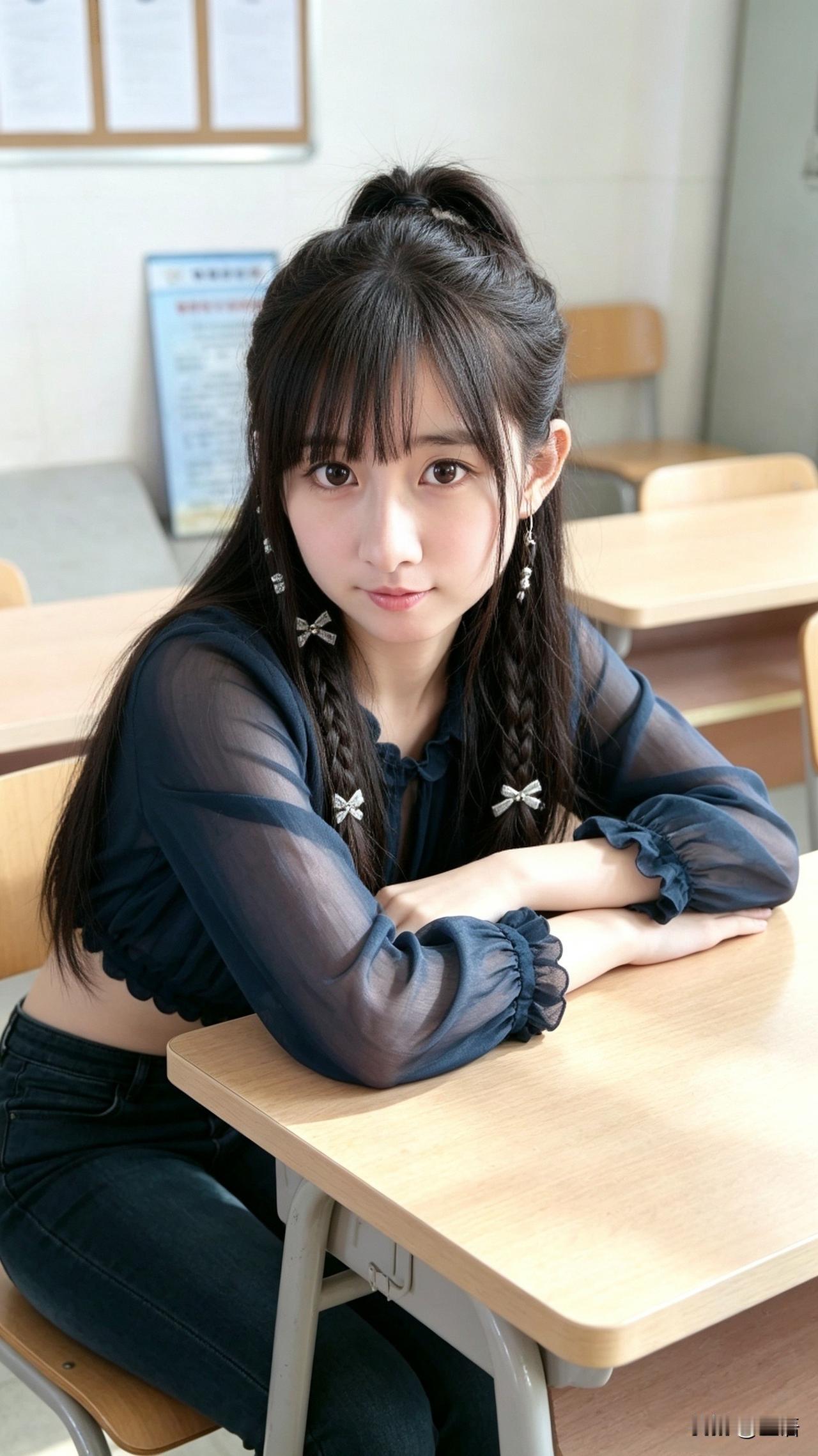 青丝绾起，我等你……书香气质女孩 书香气少女